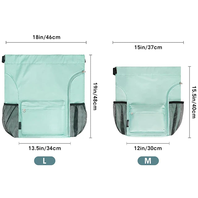 Custom Sports Gym Bags With Side Pocket For Men Women Drawstring Backpack Water Resistant Drawstring Bags Gym Backpack