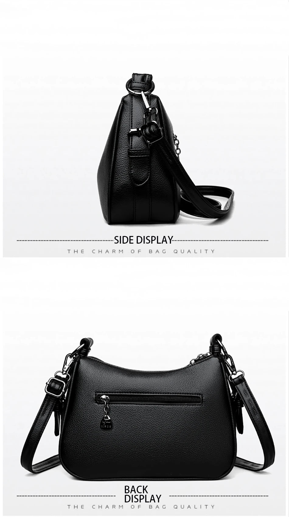 Luxury Designer Ladies Handbags New High Quality Leather Shoulder Bag For Women Female Retro And Minimalist Crossbody Bags Purse