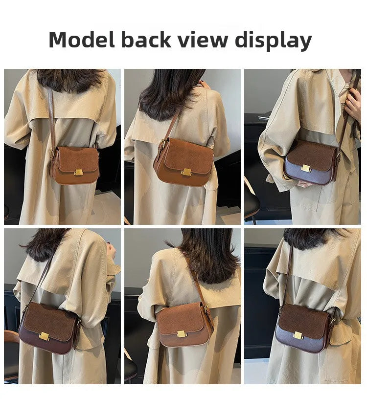 Fashionable Matte Ladies' Bag Versatile Crossbody Underarm Single Shoulder Bag Stylish Accessory for Casual Travel