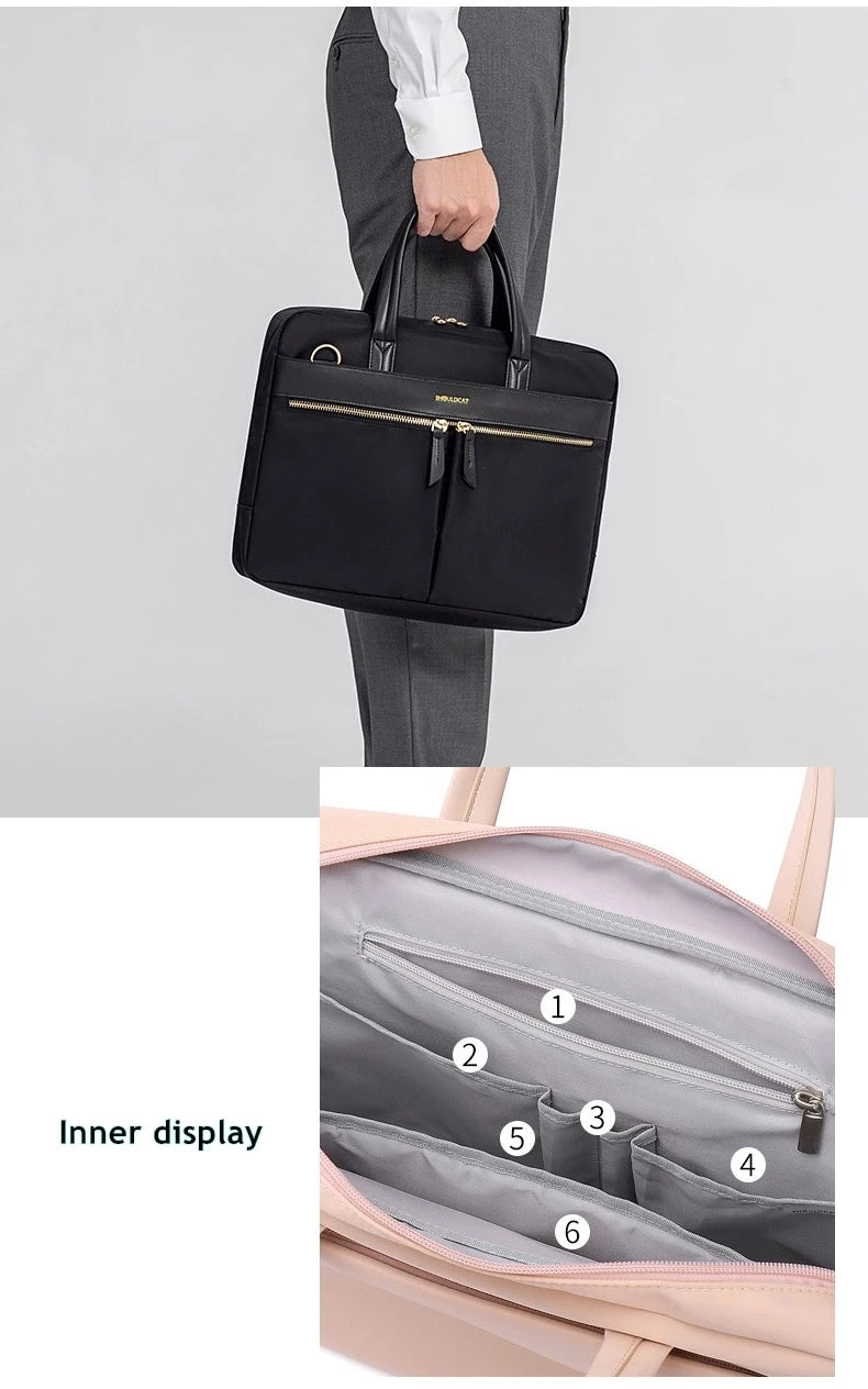 Laptop Bag 13.3,14,15.4,15.6,16 Inch,Briefcase Man Lady Women Shoulder Messenger Case For Macbook Air Pro Notebook Computer PC