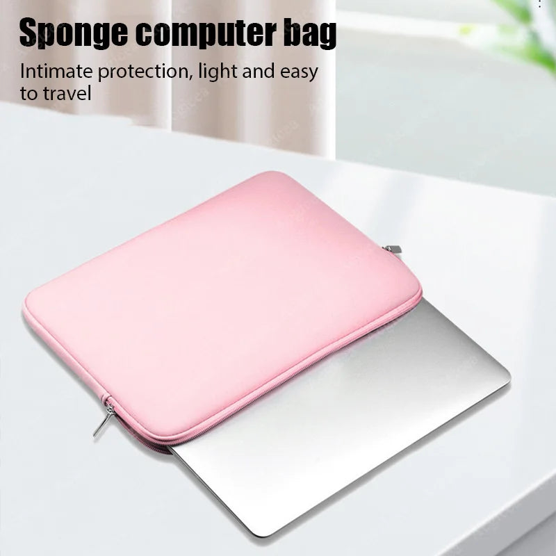 Portable Laptop Bags 6-15.6Inch Laptop Sleeve Bag Soft Notebook Case for Macbook Dell Pouch Skin Cover Travel Business Briefcase