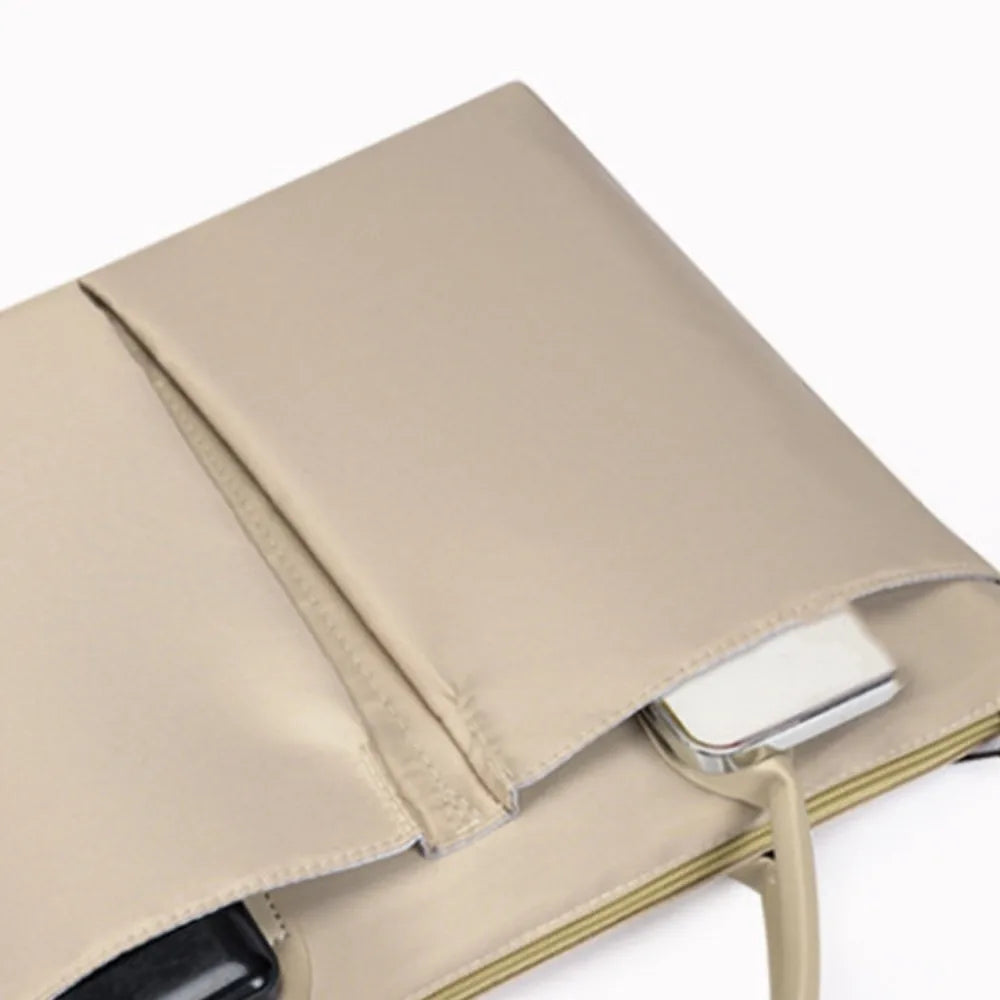 15.6inch Portable Laptop Bags Shoulder Strap with Handle Laptop Handbag Lightweight Solid Color Notebook Sleeve Bag Travel