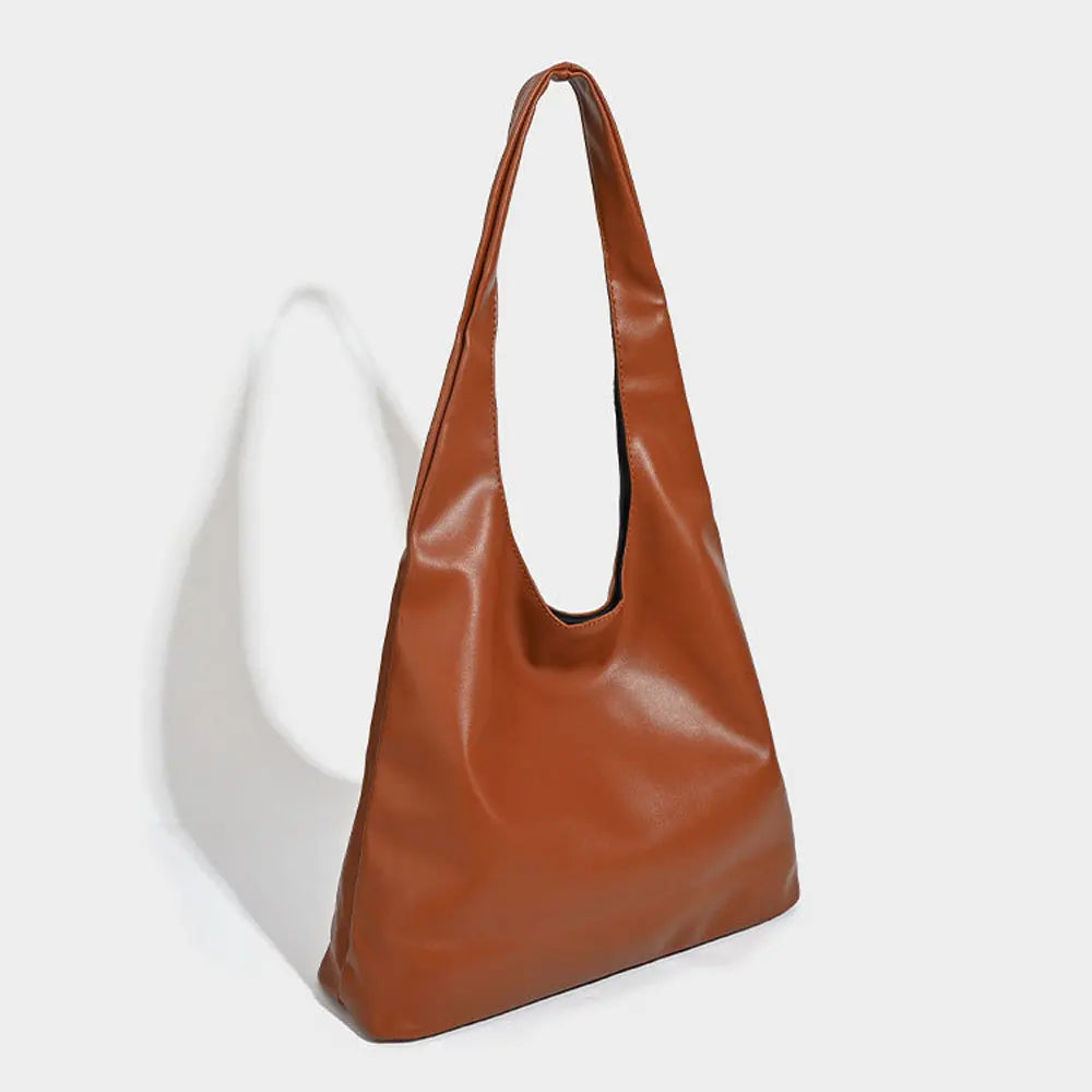 Luxury Shoulder Bag For Women Girls Totes Bags Fashion Commuting Large Capacity Soft Leather Underarm Shoulder Bag Handbag Women