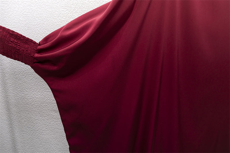 Muslim Abaya Women Jilbab Islamic Clothing Dubai Saudi Black Robe Turkish Modesty One-piece Prayer Dress Hooded Smocking Sleeve