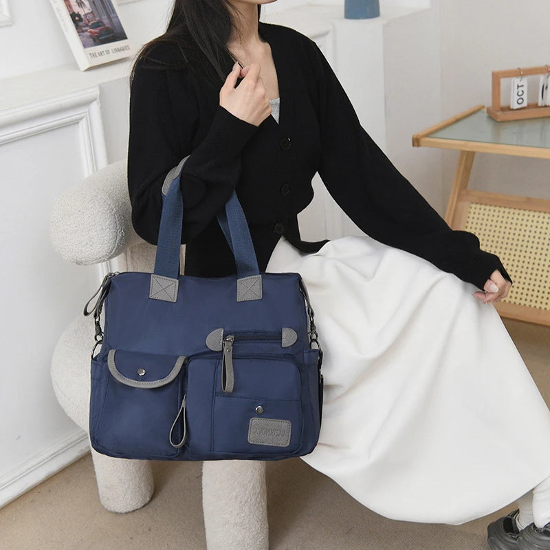 New Ladies Tote Bag Fashion Nylon Waterproof Casual Shoulder Bag Mummy Bag Large Capacity Messenger Bags