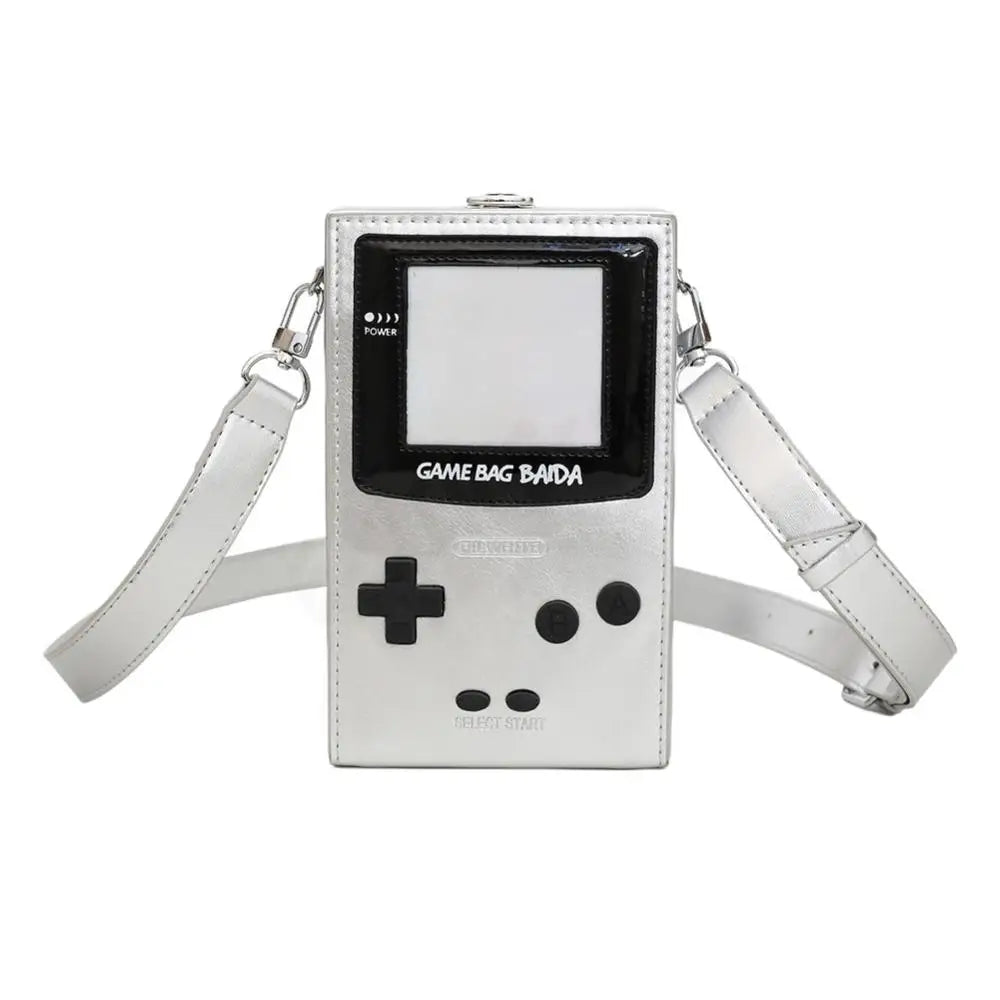 Messenger Bag for Women Game Console Shape Small Purse PU Leather Adjustable Strap Hobo Bag for Work Travel