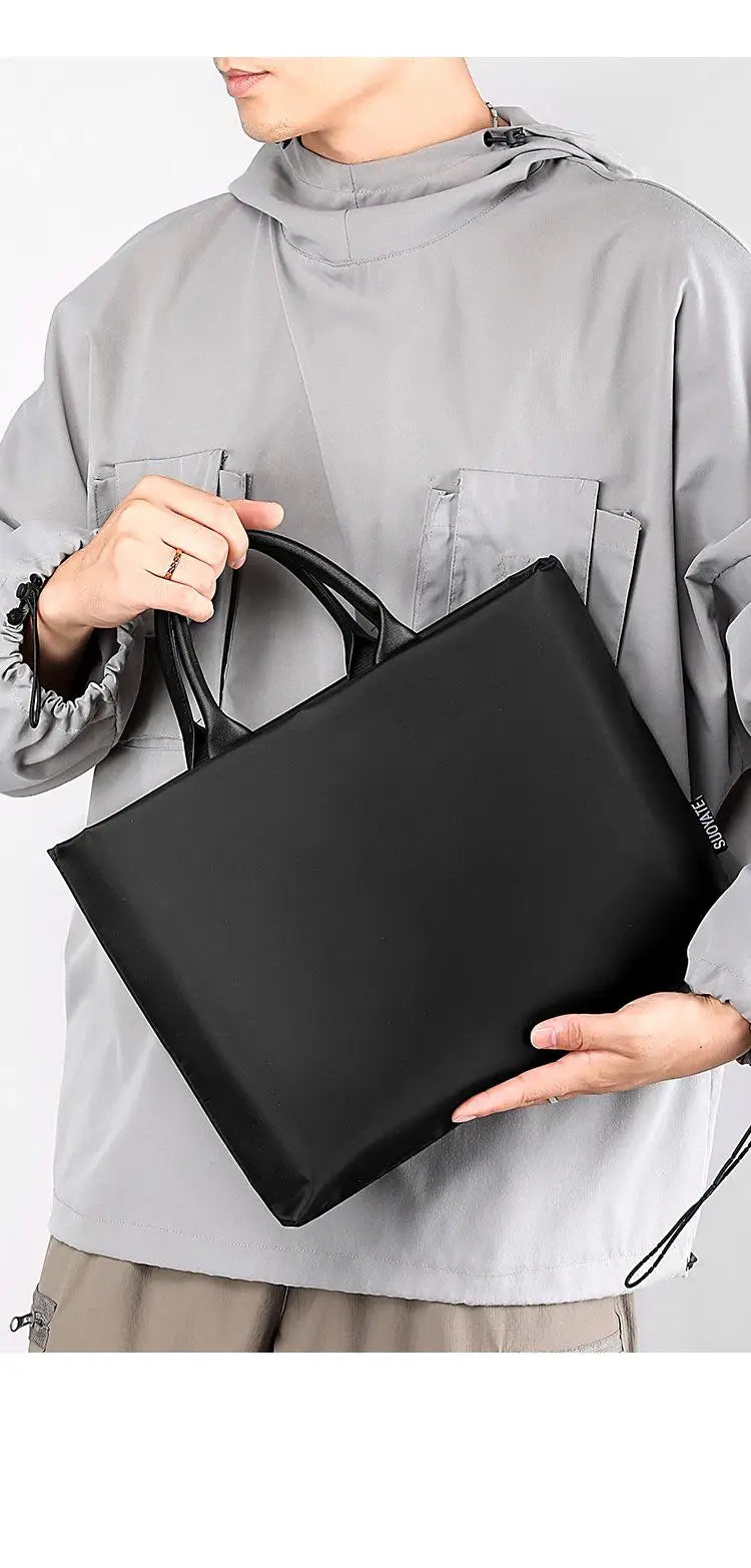 Business Men's Briefcase Business Document Information Kit Laptop Handbag Gift Advertising Computer Bag