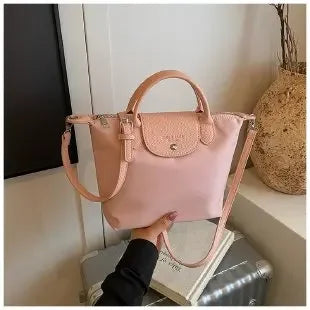 Luxury 2025 Work Tote - Fashion Patchwork Handbag with Long Strap Large Capacity, Waterproof Lining, Perfect for Office & Travel