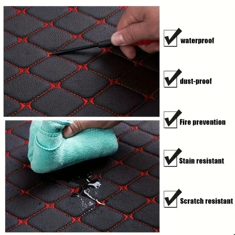 Custom Car Floor Mat for Audi A6 C7 Sedan sportback Allroad Avant 2007 2008 2009 2010 2012 2013 2014 2015 2016 2017 2018 styling