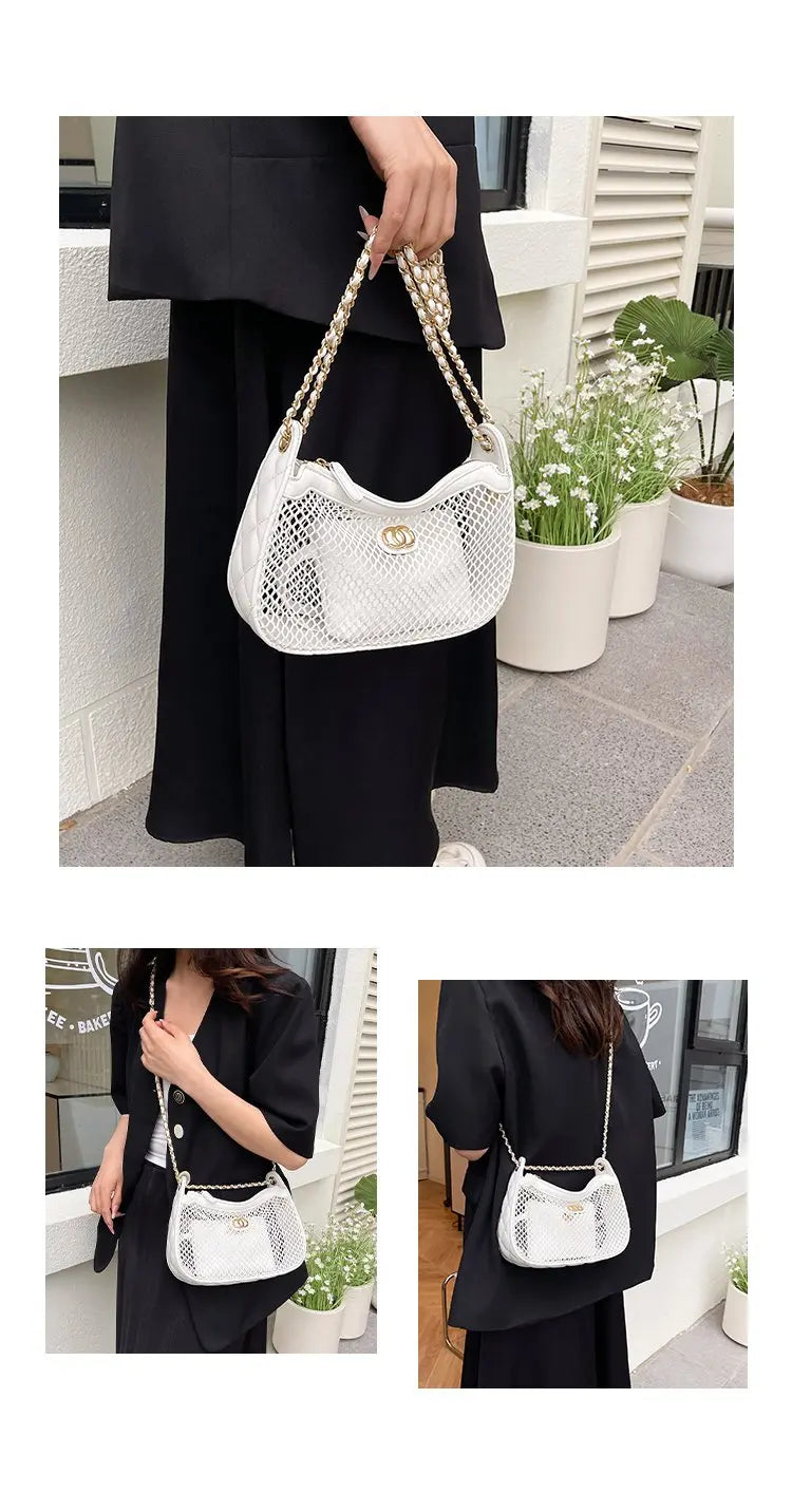 Stylish Leather Messenger Bag - Women's Crossbody Shoulder Handbag with Multiple Pockets Luxury Brand