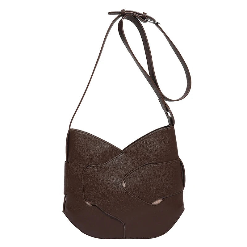 Luxury Designer Bag Fashion Women's PU Leather Shoulder Bag Minimalism Solid color Crossbody Bags for Women Ladies Handbag