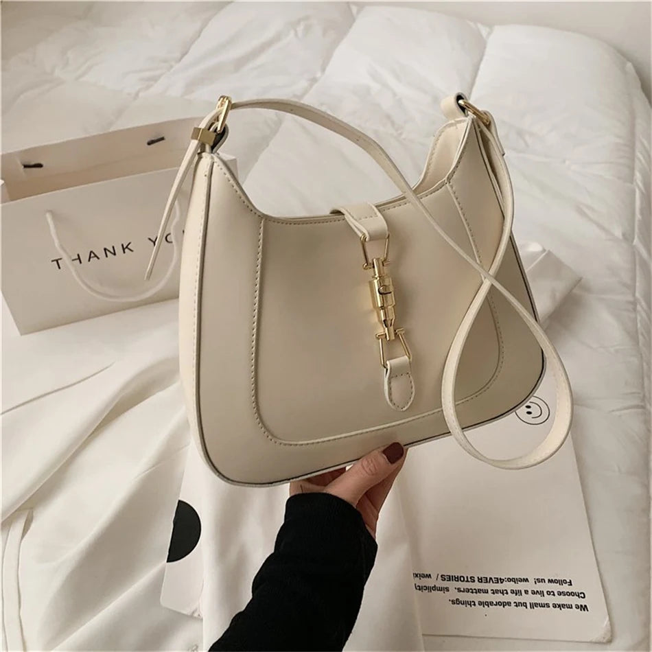 Luxury Brand Purses and Handbag Top End Quality Designer Leather Shoulder Crossbody Bag for Women 2022 Fashion Underarm Girl Sac