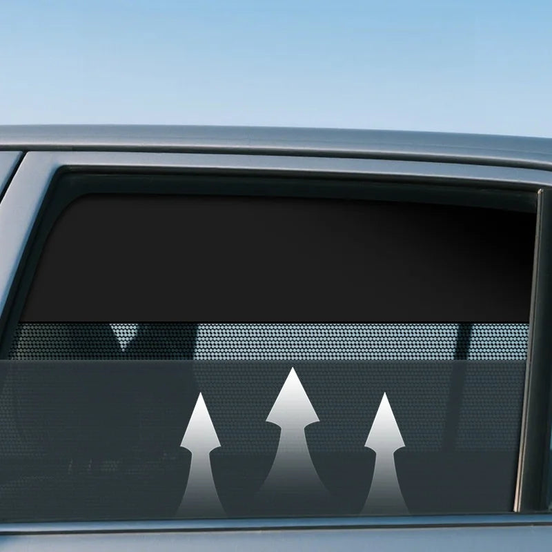 Magnetic Car Sun Shade Anti-UV Front/Rear Window Sunshield Shadow Mesh Glass Shading Curtain Auto Interior Car Privacy Shield