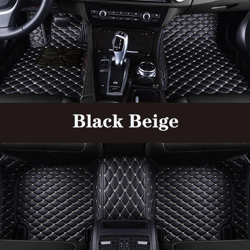 Car Floor Mats For Ford Fiesta Mk6 Mark VI Mk7 WS WT WZ 2009~2016 Anti-dirt Pads Car Carpet Non-slip Auto Rug Car Accessories