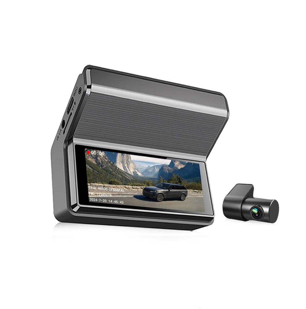 Dash Cam UHD 2K for Car Camera Night Vision With GPS WiFi 24h Parking Loop Record 2K Front 1080P Rear Dual Lens Driving Recorder