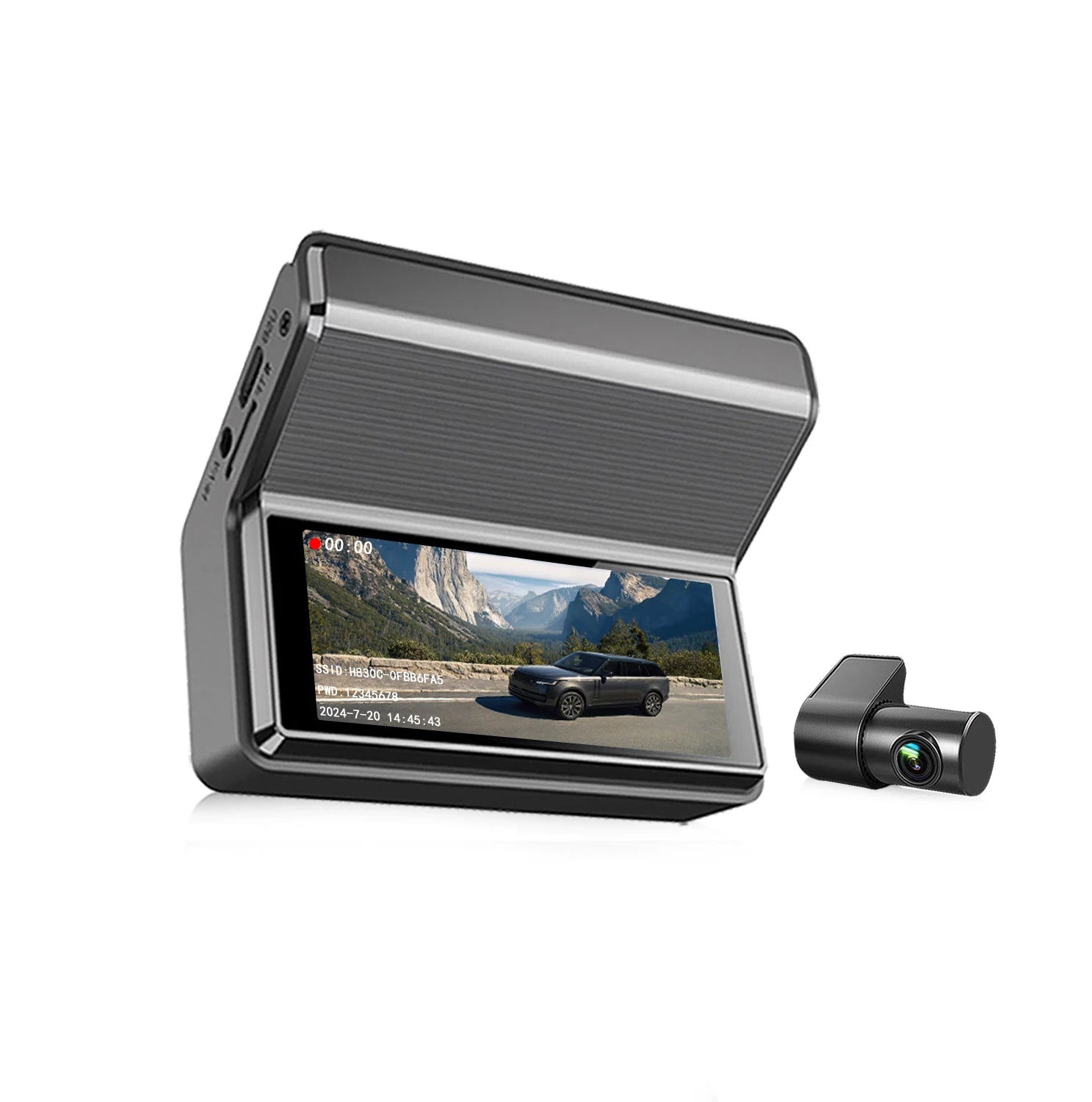 Dash Cam UHD 2K for Car Camera Night Vision With GPS WiFi 24h Parking Loop Record 2K Front 1080P Rear Dual Lens Driving Recorder