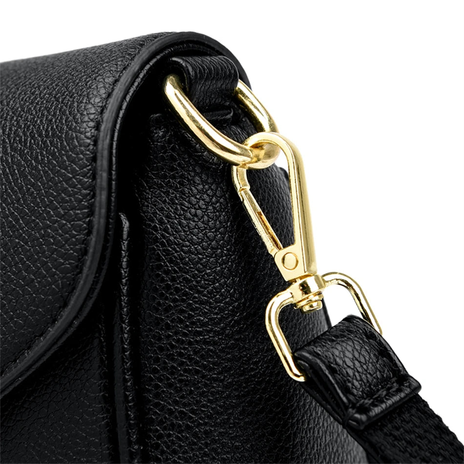 Luxury Designer Ladies Handbags High Quality Leather Shoulder Bags for Women 2024 Female Crossbody Bag Purses and Handbags Sac