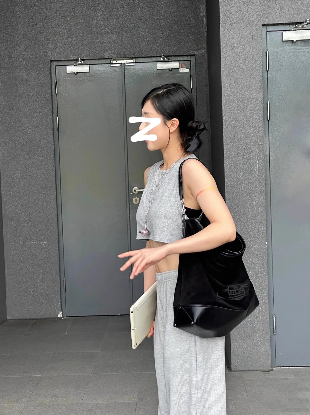 Large Capaci Suede Hobo Bag Women's Casual Commuter Tote Bag Trendy Single oulder Bag GP Famous Star  Hobo Bag