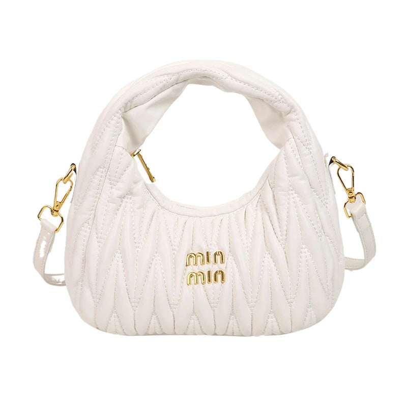 Luxury Brand Elegant Leather Messenger Bag For Ladies, Crossbody Shoulder Function Famous Designer Handbag