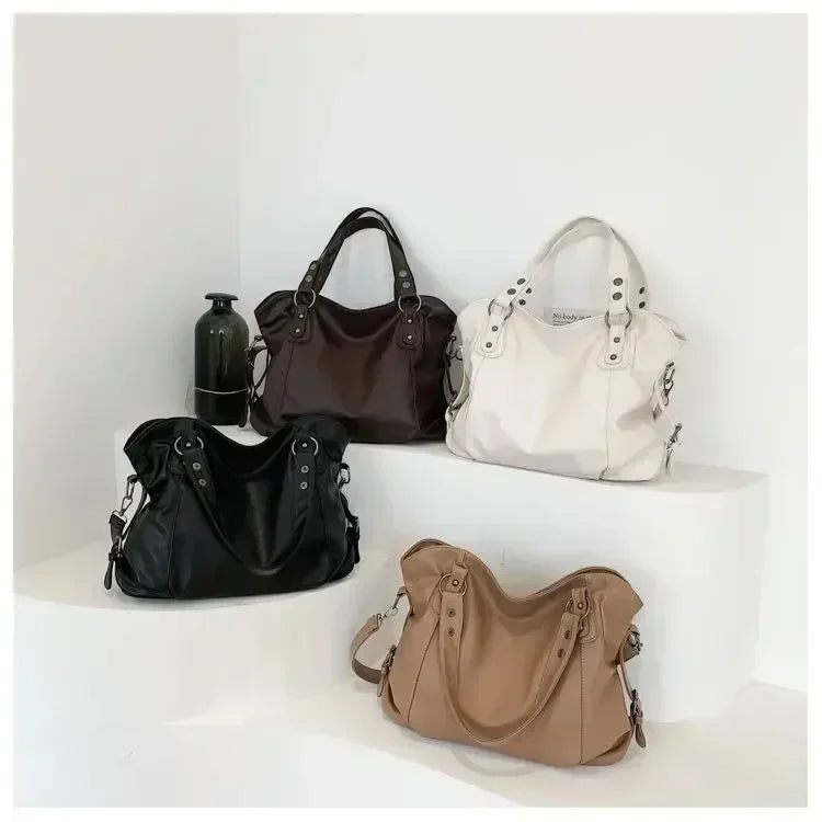 Female Hobo Handbag Large Capacity Shoulder Bags Big Stylsih Tote Bag Ladies Soft Leather Hobos Messenger Bags Women Shopper Bag