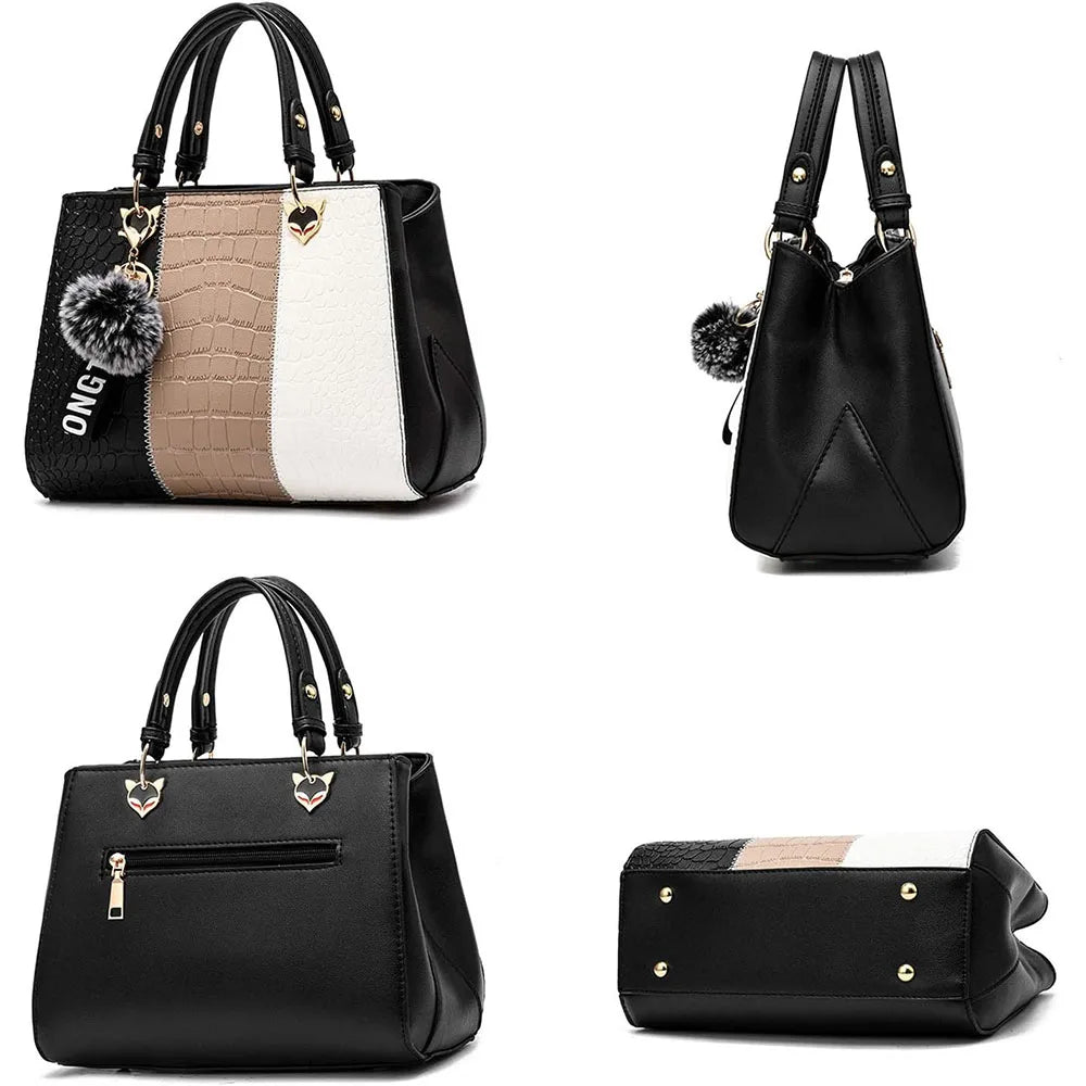 Luxury Designer Women Shoulder Bag Crocodile Skin Texture Handbag High-Quality Crossbody Bag Classic Commuting Tote Bag