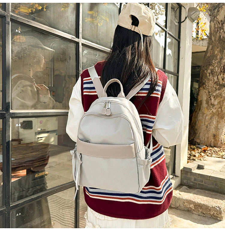 Luxury Brand Lady Fashion Backpacks High Quality Large Capacity Shoulder bags Waterproof Multi Functional Women's Handbags