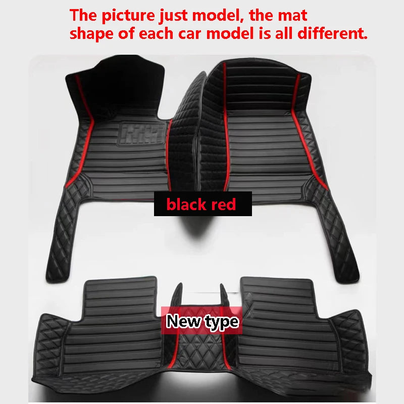 Car Floor Mats For Ford F-150 F150 F 150 4 Doors 2021 2020 2019 2018 2017 2016 2015 Interior Accessories Carpets Auto Styling