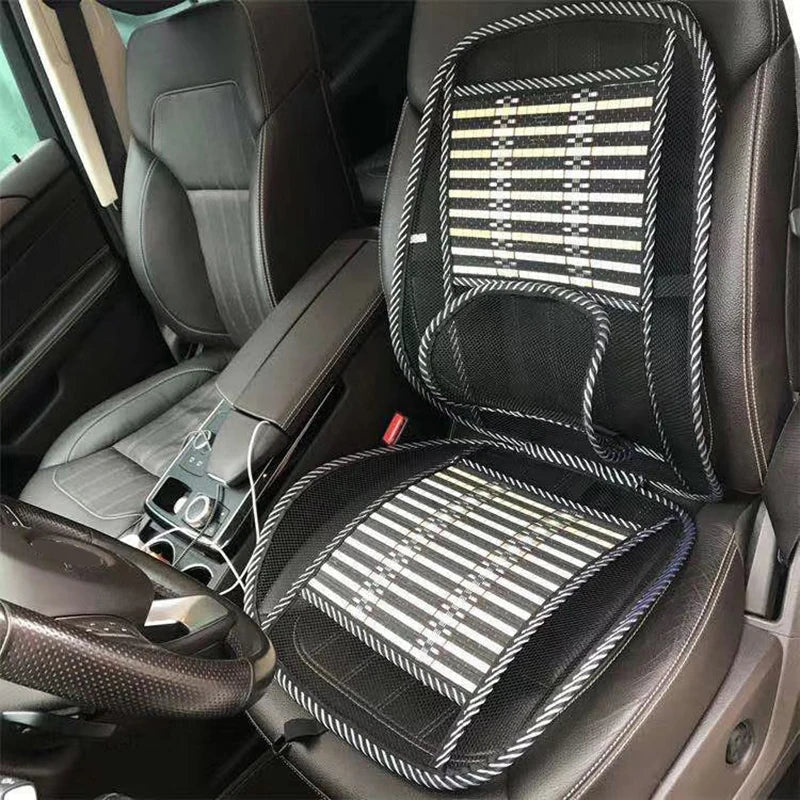 Ergonomic Lumbar Back Support Cushion - Soothing Massage & Mesh Design - Universal Fit for Car, Truck, Office & Home - Durable,