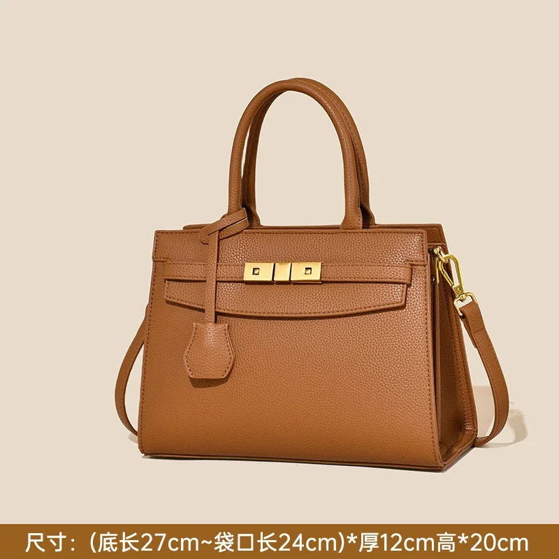 Classic Elegant Ladies Shoulder Bag From Luxury Brand In Premium Leather Famous Designer Popular Messenger