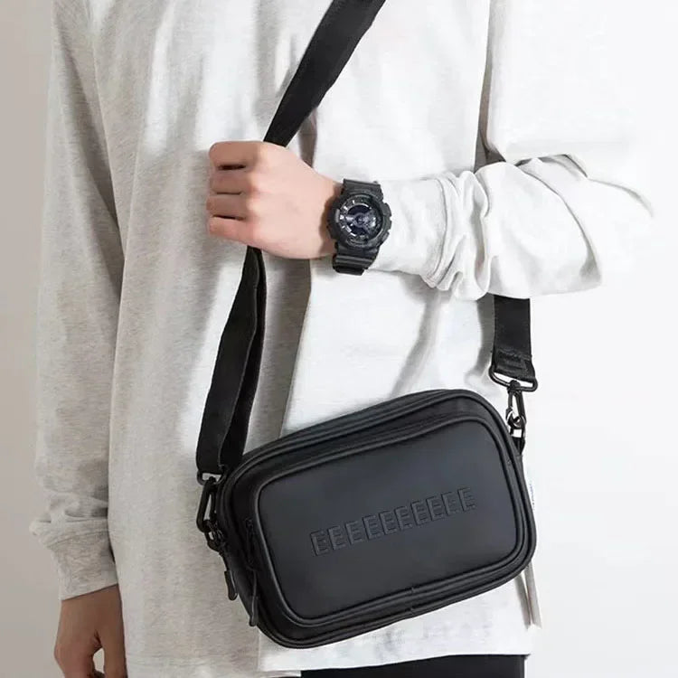 Luxury Design 3D Letters Crossbody Messenger Small Bag Unisex Belt Bag Versatile Travel Waterproof Purse Zipper Shoulder Bag