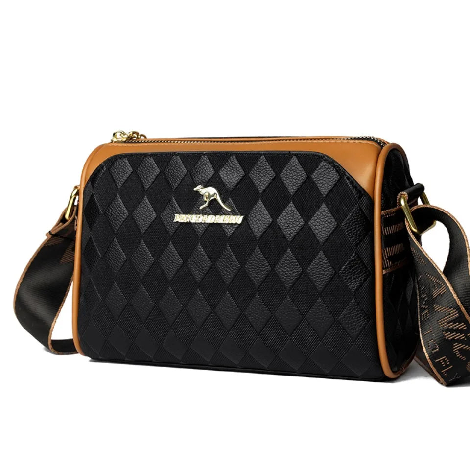 Luxury Handbags Women Bags Designer Crossbody Bags for Women Mother Soft Pu Leather Shoulder Purses Handbag Clutch 3 Layers Sac