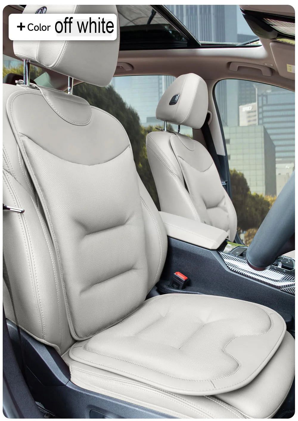 Leather Car Seat Covers Four Season Universal Breathable Ventilated Seat Covers Car Backrest Cushion Automotive Interior Supplie
