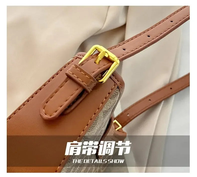 The High-end Underarm Baguette Bag 2025 New Style, Featuring A Star-studded Single-shoulder Bag with A Unique Hand-carry Design