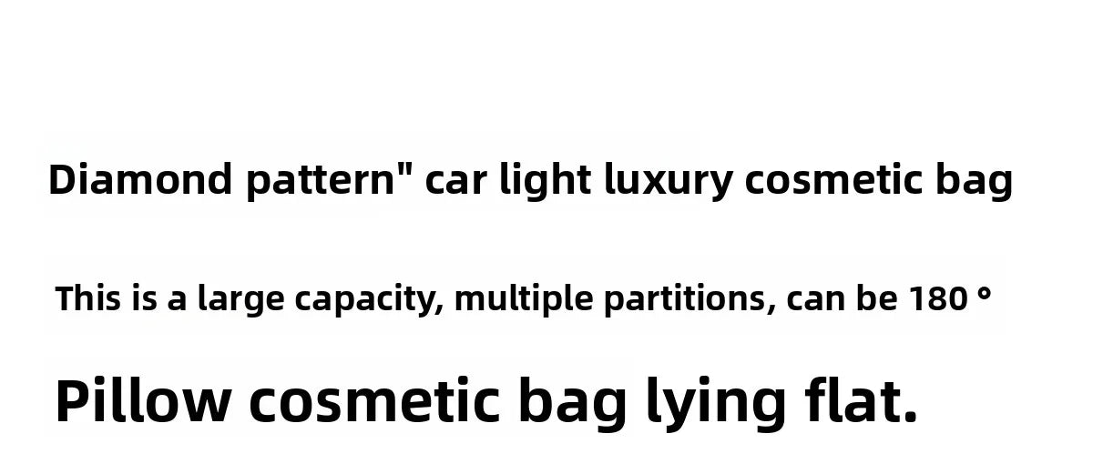 Makeup bag for women 2025 new high-end light luxury high-end large capacity portable travel storage bag bag accessories