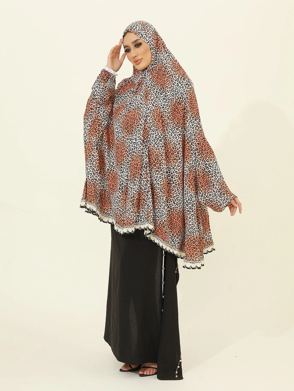 Islamic Clothing for Women | Abaya Dress with Hijab Set | Muslim Prayer Clothes for Hajj and Everyday Wear，Suitable For , Prayer