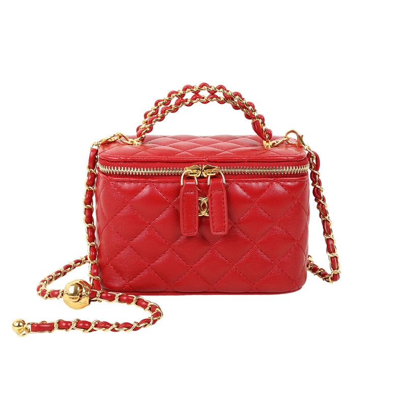 Classic Designer Elegant Leather Tote Bag For Women With Minimalist Solid Color And Trendy Design Crossbody Handbag Luxury