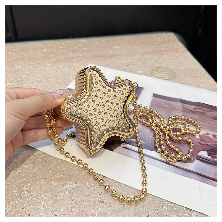 Premium Niche Mini Box Bag - 2025 Women's Star Design, Chain Shoulder & Messenger Style