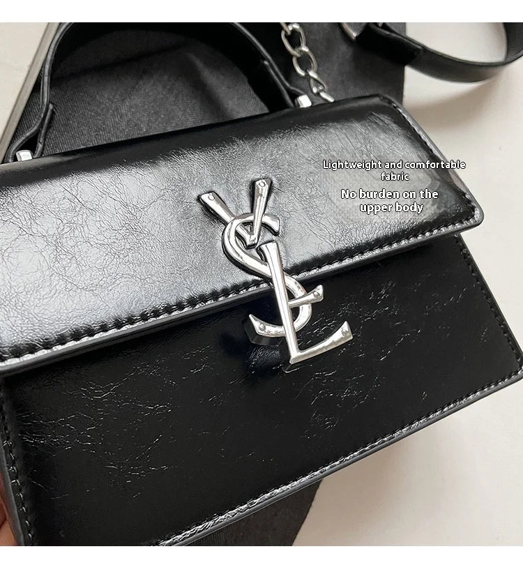 Designer style bag - 2025 hit product - Retro high-end evening bag Classic and versatile chain strap crossbody small square bag