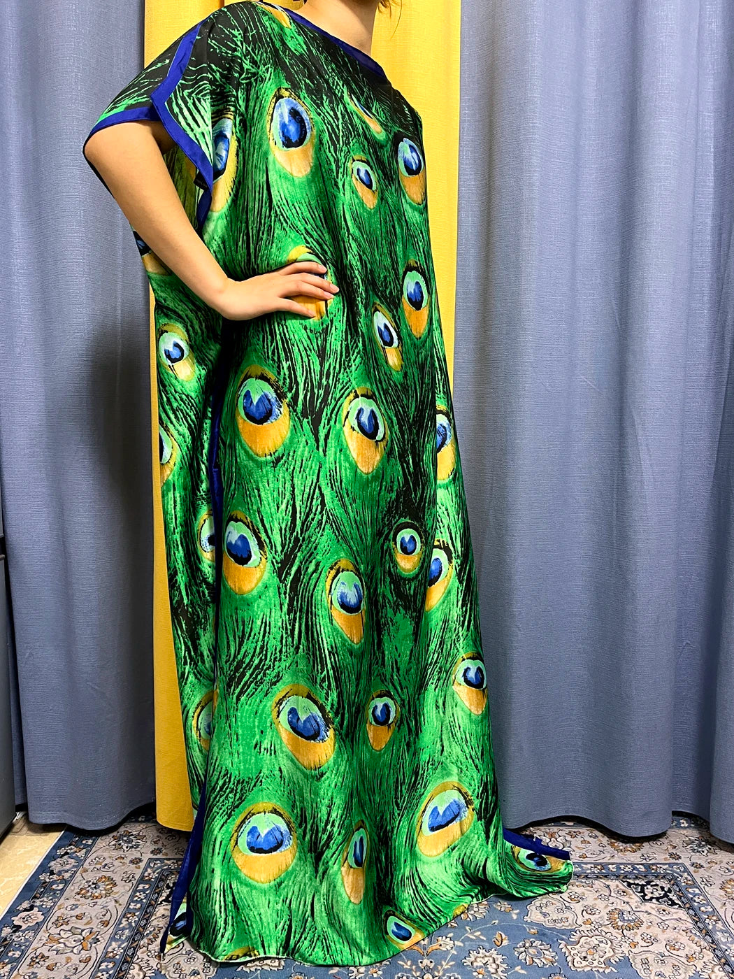 Muslim Silk Abayas For Women 2023 Fashion Print Islam Turkey Loose Elegant Femme Robe African Summer Ice Clothes With Headscarf