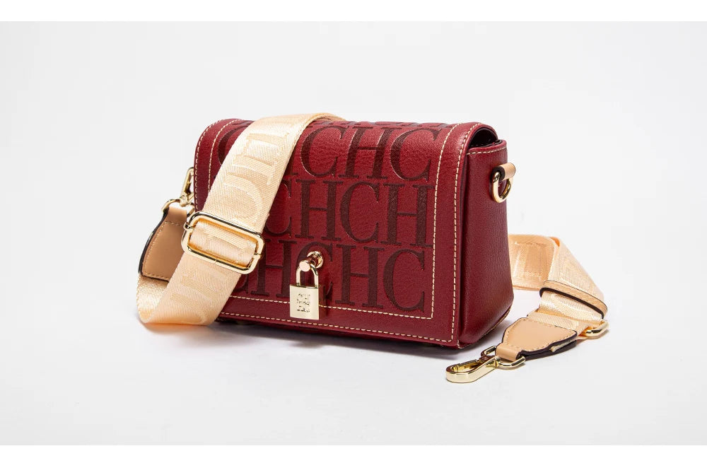 Fashionable Classic Light Luxury Letter PU Material Crossbody Bag Design Exquisite Craftsmanship Women's New Shoulder Bag