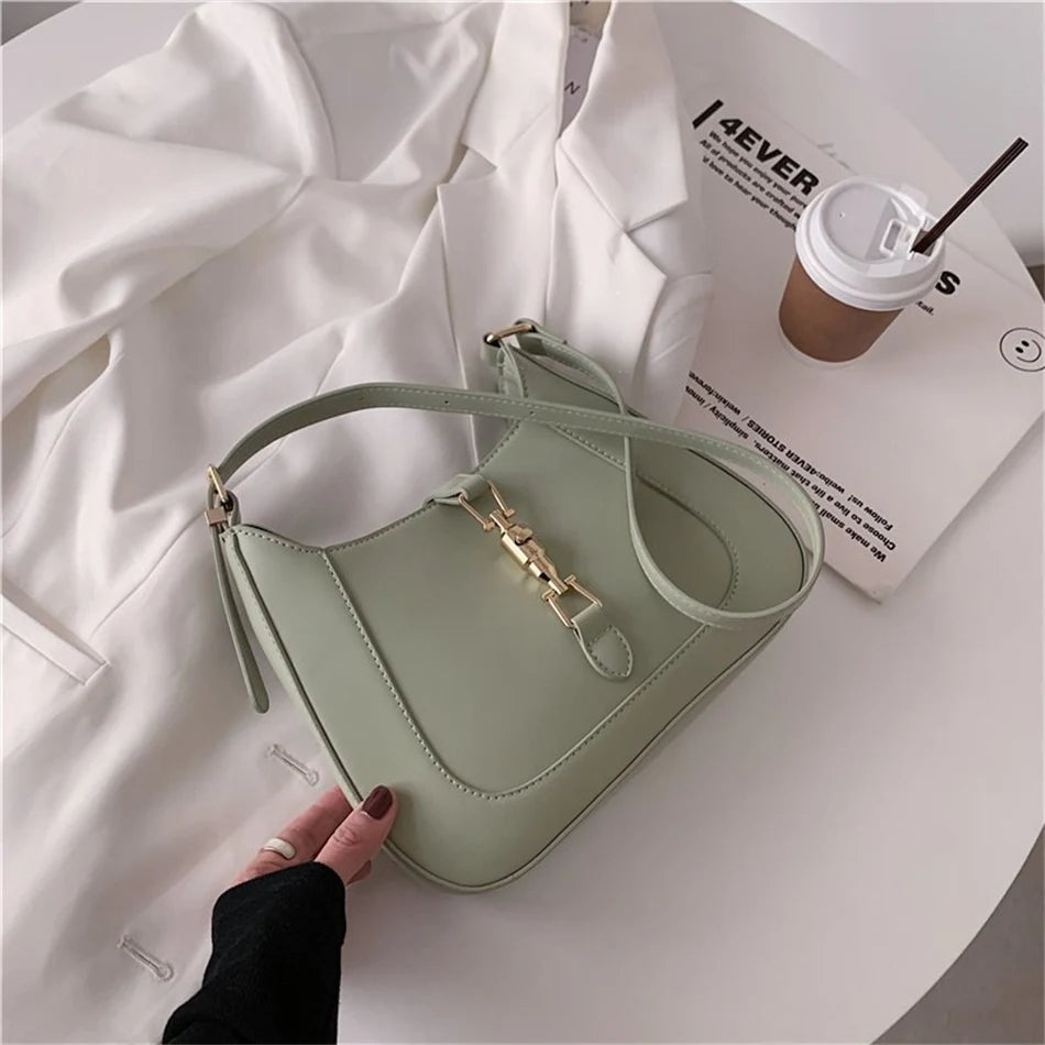 Luxury Brand Purses and Handbag Top End Quality Designer Leather Shoulder Crossbody Bag for Women 2022 Fashion Underarm Girl Sac