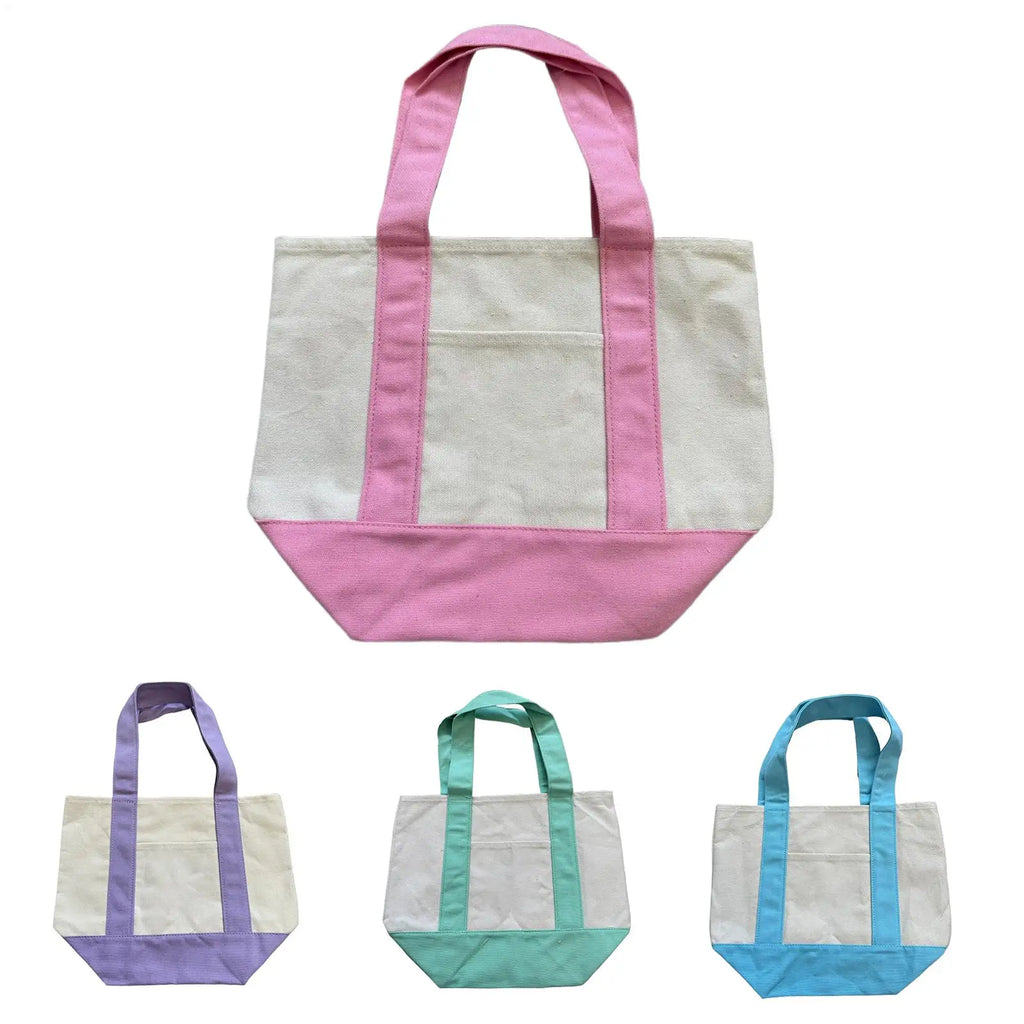 Canvas Tote Bag Large Canvas Tote Bags Reusable Grocery Carrier Fashionable Shopping Pouch For Camping  Single Shoulder Bags