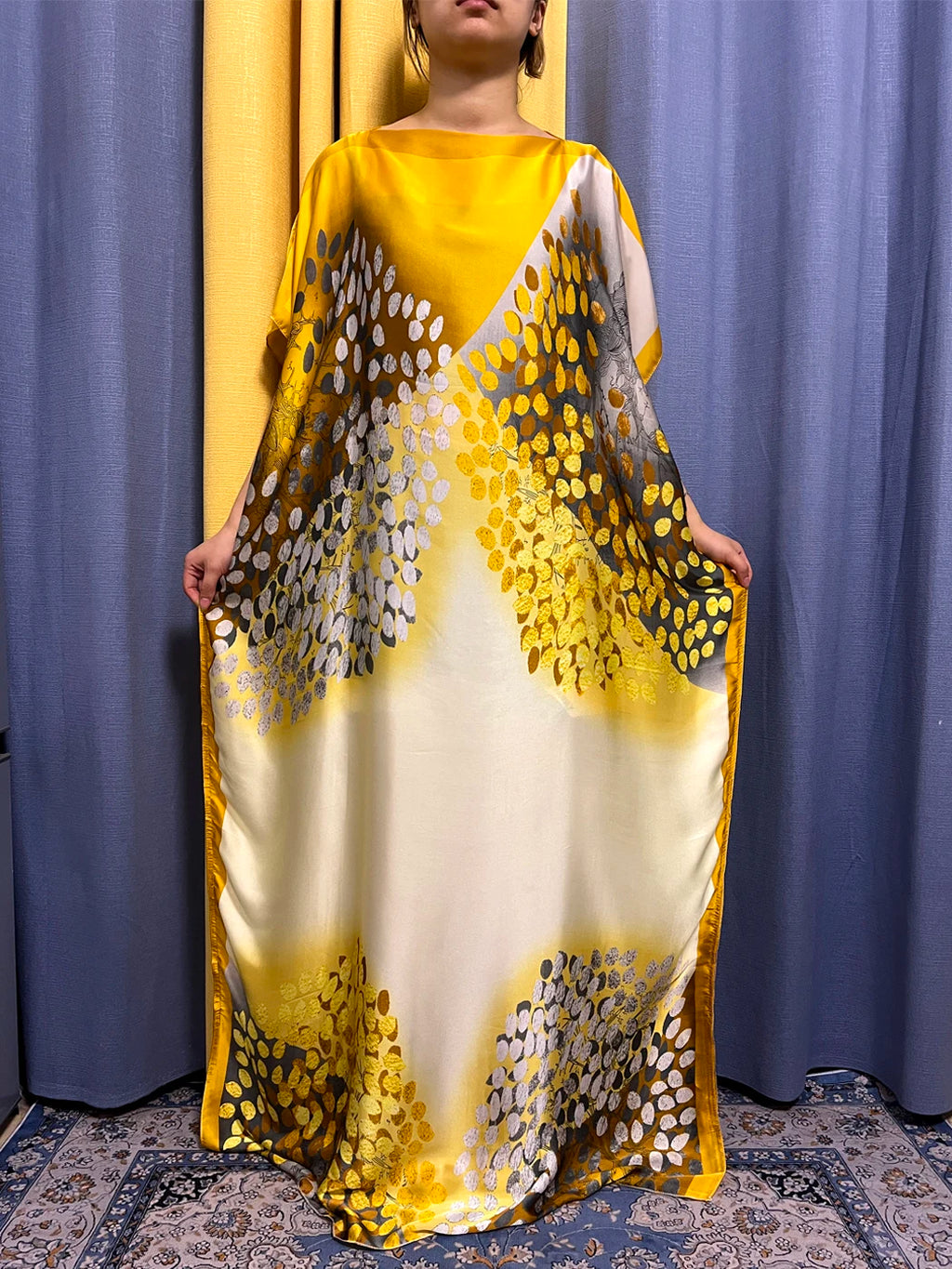 Muslim Silk Abayas For Women 2023 Fashion Print Islam Turkey Loose Elegant Femme Robe African Summer Ice Clothes With Headscarf