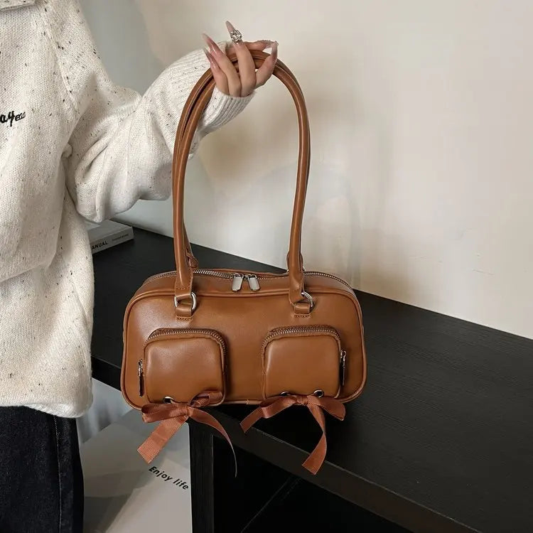 Trendy Designer Crossbody Bag For Women Genuine Leather Shoulder Handbag Luxury Tote Purse Classic Style