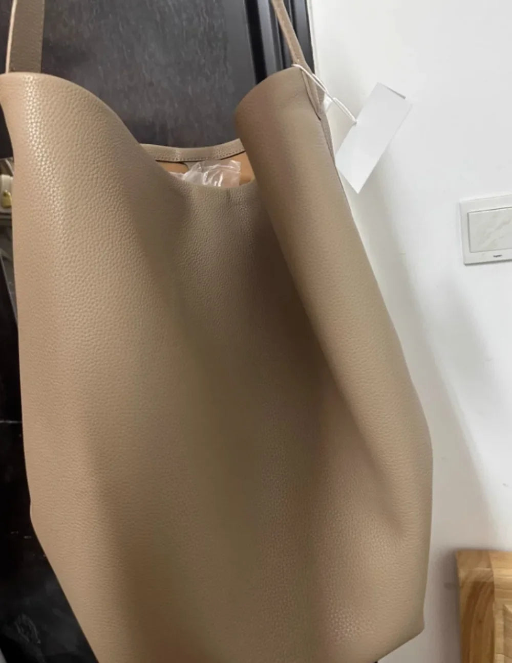 Simple Tote Bag Women's Satchel Fashion Sling Shoulder Shopping Outdoor Large-capacity Storage Shopping Bag Bucket Handbags