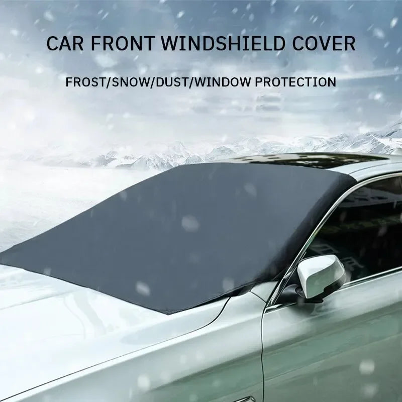 Magnetic Car Front Windscreen Cover Automobile Sunshade Cover Car Windshield Snow Sun Shade Waterproof Car Cover 210 120cm