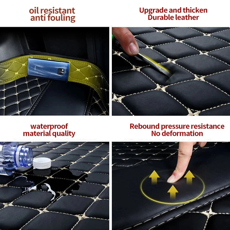 Car Floor Mats For Ford Fiesta Mk6 Mark VI Mk7 WS WT WZ 2009~2016 Anti-dirt Pads Car Carpet Non-slip Auto Rug Car Accessories