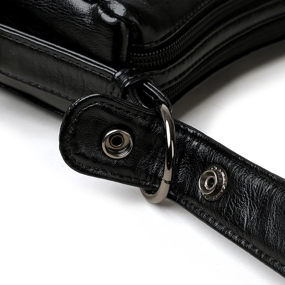 Luxury Designer Ladies Handbags New High Quality Leather Shoulder Bag for Women Female Retro and Minimalist Crossbody Bag Purses