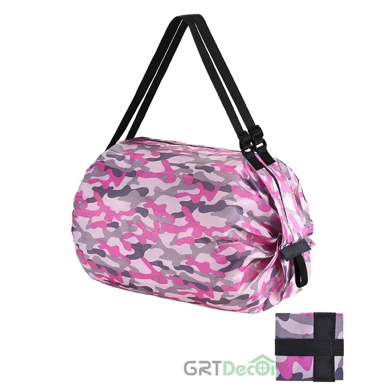 Women Shopper Bag Japanese Large Folding Tote Bag Travel Organizer Eco Shopping Bags Lady Market Bag Mujer Foldable Pouch Bolsos