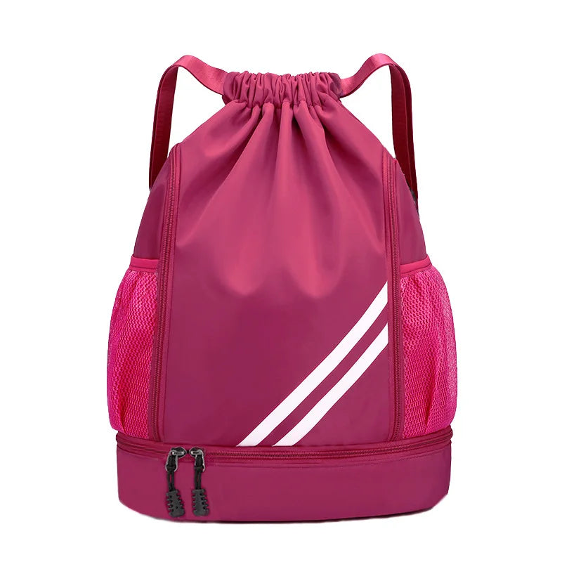Fitness Gym Bag Backpack Women Men Basketball Backpack Outdoor Soccer Football Storage Bags Training Drawstring Sports Knapsack